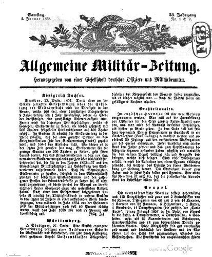 Allgemeine Militär-Zeitung