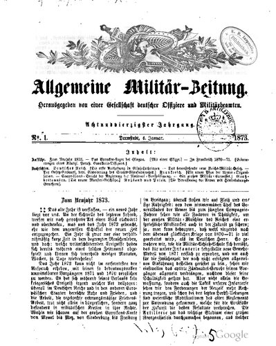 Allgemeine Militär-Zeitung