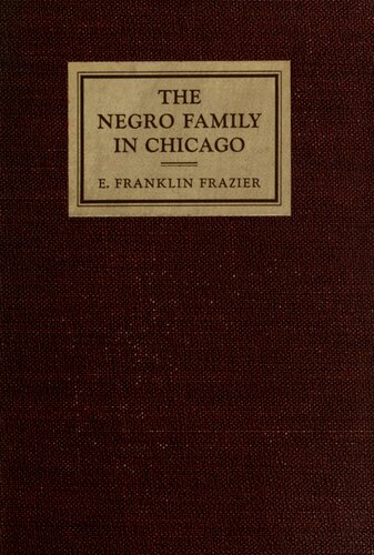 The Negro Family in Chicago