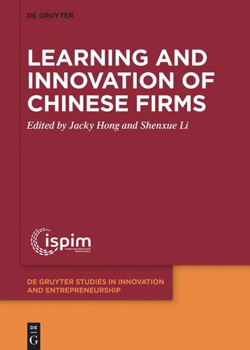 Learning and Innovation of Chinese Firms