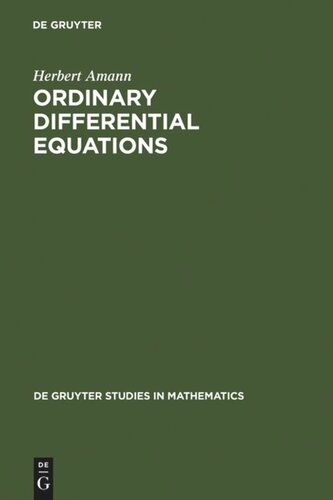 Ordinary Differential Equations: An Introduction to Nonlinear Analysis