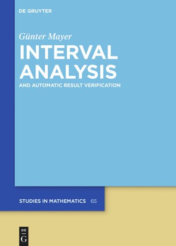 Interval Analysis: and Automatic Result Verification