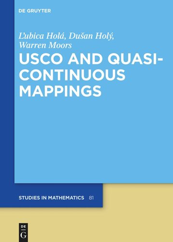 USCO and Quasicontinuous Mappings