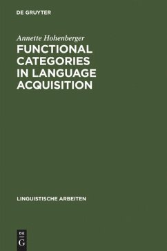 Functional Categories in Language Acquisition: Self-Organization of a Dynamical System