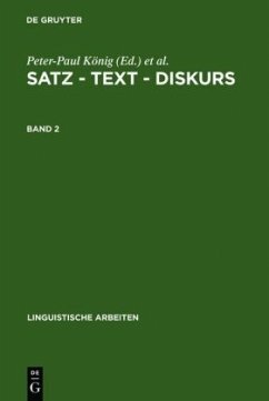 Satz – Text – Diskurs: Band 2