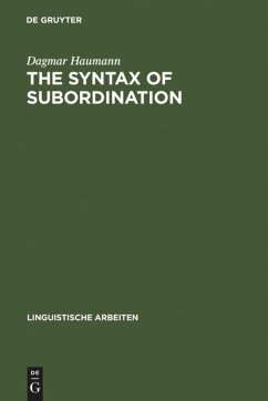 The Syntax of Subordination