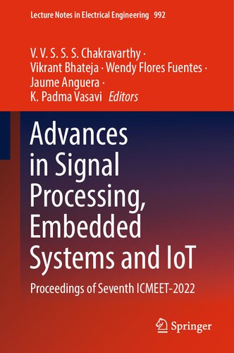 Advances in Signal Processing, Embedded Systems and IoT: Proceedings of Seventh ICMEET- 2022