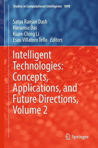 Intelligent Technologies: Concepts, Applications, and Future Directions