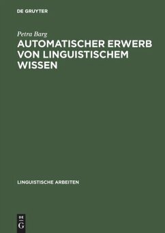 Automatischer Erwerb von linguistischem Wissen: Ein Ansatz zur Inferenz von DATR-Theorien