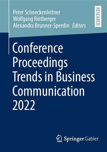 Conference Proceedings Trends in Business Communication 2022