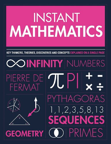 Instant Mathematics: Key Thinkers, Theories, Discoveries and Concepts Explained on a Single Page