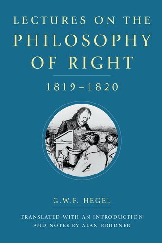 Lectures on the Philosophy of Right, 1819-1820