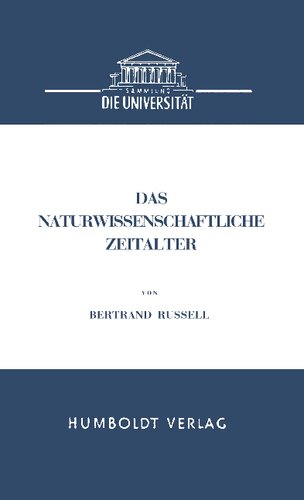 Das Naturwissenschaftliche Zeitalter