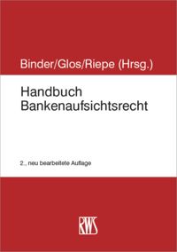 Handbuch Bankenaufsichtsrecht