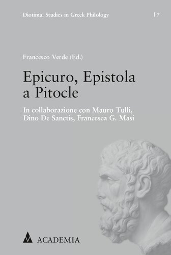 Epicuro, Epistola a Pitocle: In Collaborazione Con Mauro Tulli, Dino De Sanctis, Francesca G. Masi