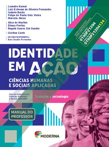 Identidade em ação : ciências humanas e sociais aplicadas. Volume 2: Trabalho e tecnologia [manual do professor]