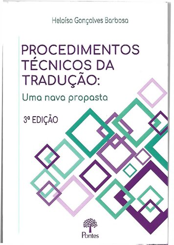 Procedimentos técnicos da tradução: uma nova proposta