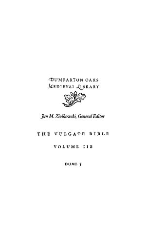 The Vulgate Bible, Volume II, part B: The Historical Books (Douay-Rheims Translation)