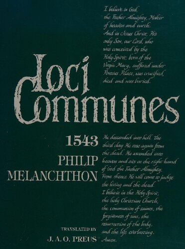 Loci communes, 1543