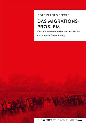 Das Migrationsproblem: Über die Unvereinbarkeit von Sozialstaat und Masseneinwanderung