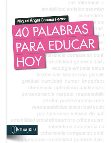 40 palabras para educar hoy