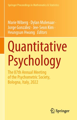 Quantitative Psychology: The 87th Annual Meeting of the Psychometric Society, Bologna, Italy, 2022