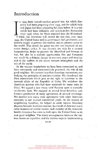 The public papers and addresses of Franklin D. Roosevelt. 1939 volume, War-and neutrality.