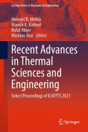 Recent Advances in Thermal Sciences and Engineering: Select Proceedings of ICAFFTS 2021