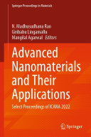 Advanced Nanomaterials and Their Applications: Select Proceedings of ICANA 2022