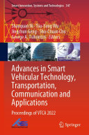 Advances in Smart Vehicular Technology, Transportation, Communication and Applications: Proceedings of VTCA 2022