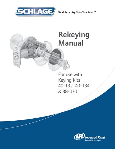 Schlage Rekeying Manual