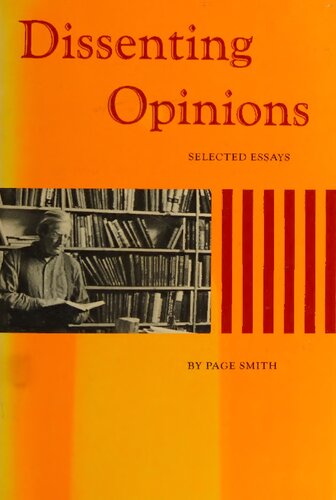 Dissenting Opinions - Selected Essays