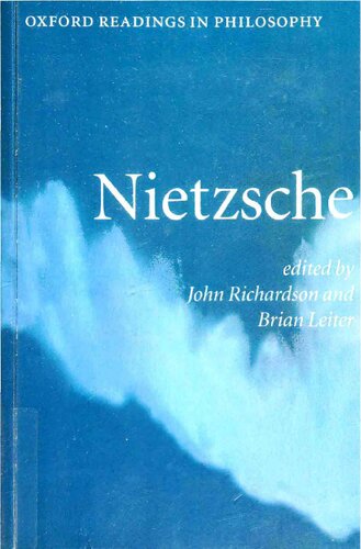 Nietzsche (Oxford Readings in Philosophy)