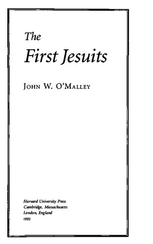 First Jesuits