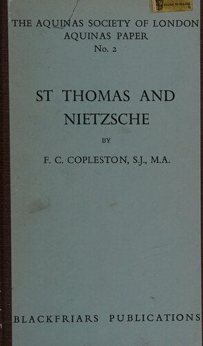 St. Thomas and Nietzche