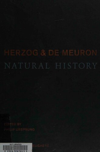 Herzog & de Meuron: Natural History