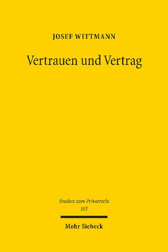 Vertrauen und Vertrag: Risikozuweisung bei anfänglicher Unmöglichkeit