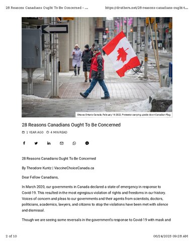 CANADA : 28 Reasons Canadians Ought To Be Concerned.pdf