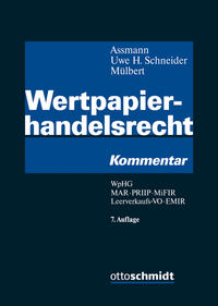 Wertpapierhandelsgesetz Kommentar