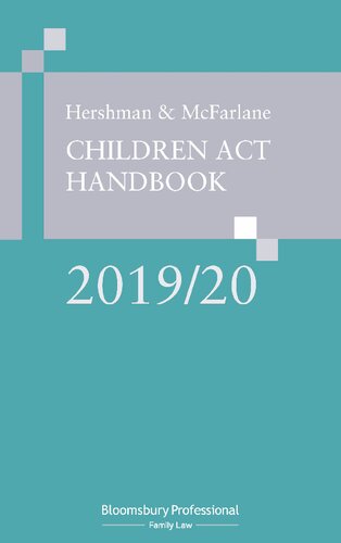 Hershman & McFarlane Children Act Handbook: 2019/20