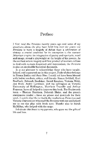 Aeschylus: Persians: Duckworth Companions to Greek and Roman Trag