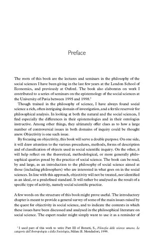 The Objects of Social Science