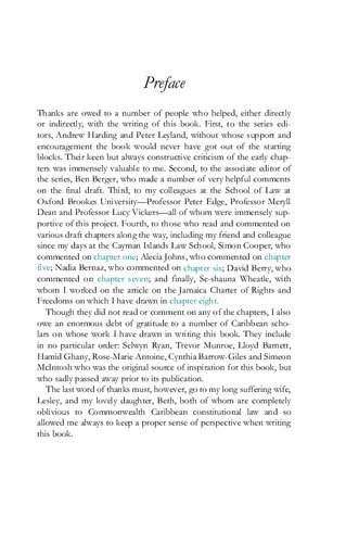 The Constitutional Systems of the Commonwealth Caribbean: A Contextual Analysis