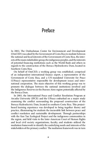 Conflict Resolution of the Boruca Hydro-Energy Project: Renewable Energy Production in Costa Rica