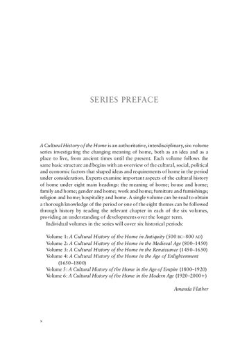 A Cultural History of the Home in the Age of Empire Volume 5