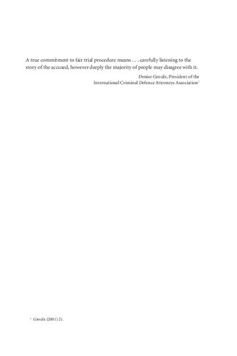 The Defendant in International Criminal Proceedings: Between Law and Historiography