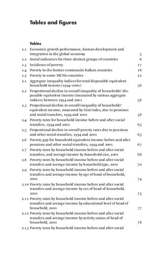 Poverty and social deprivation in the Mediterranean: Trends, Policies and Welfare Prospects in the New Millennium