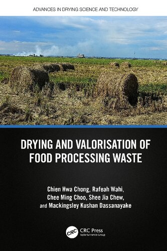 Drying and Valorisation of Food Processing Waste