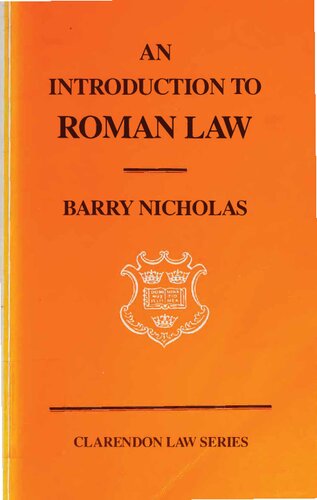 Introduction to Roman Law