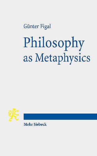 Philosophy as Metaphysics: The Torino Lectures